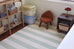 Blair Green Sage Stripe Washable Rug
