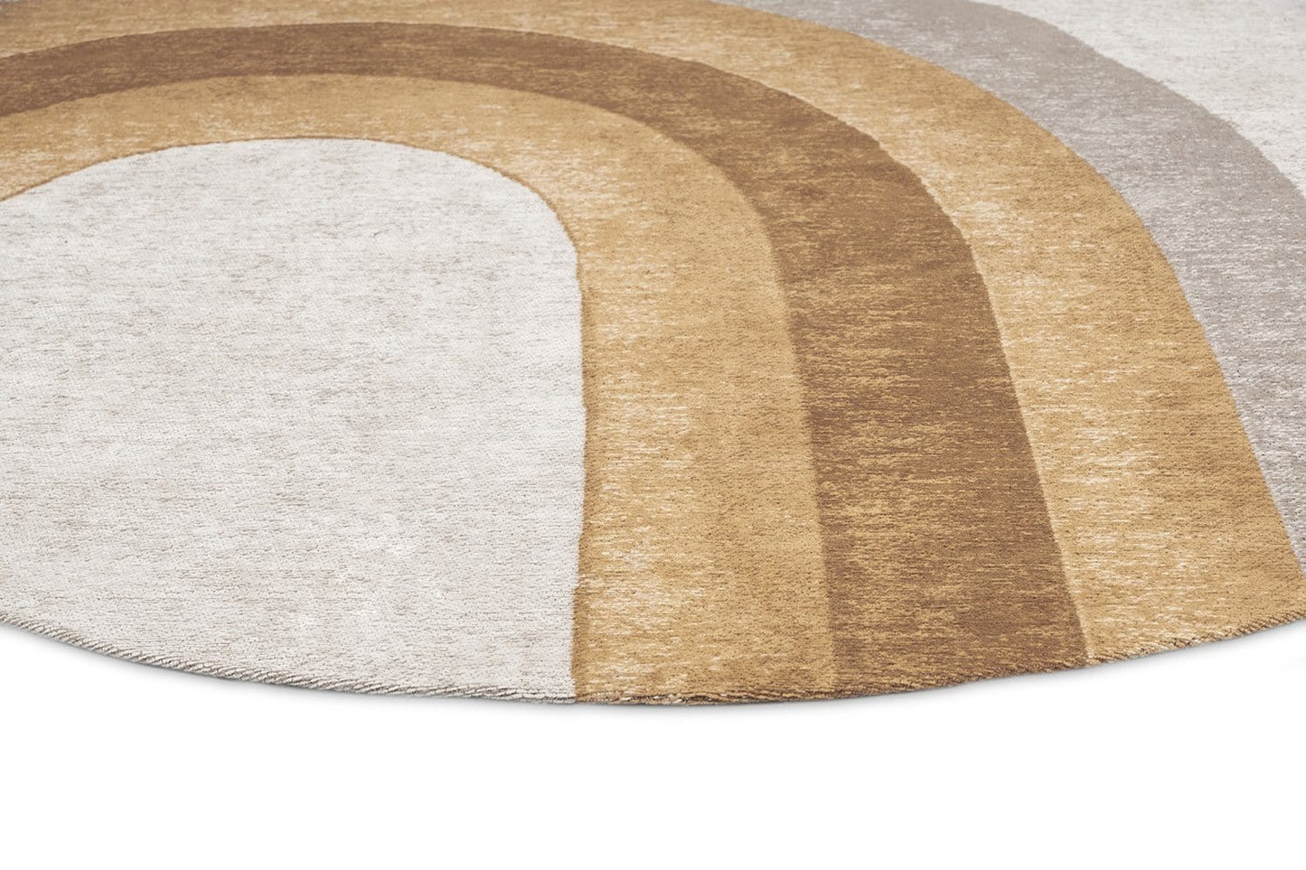 Blake Orange Rainbow Round Rug