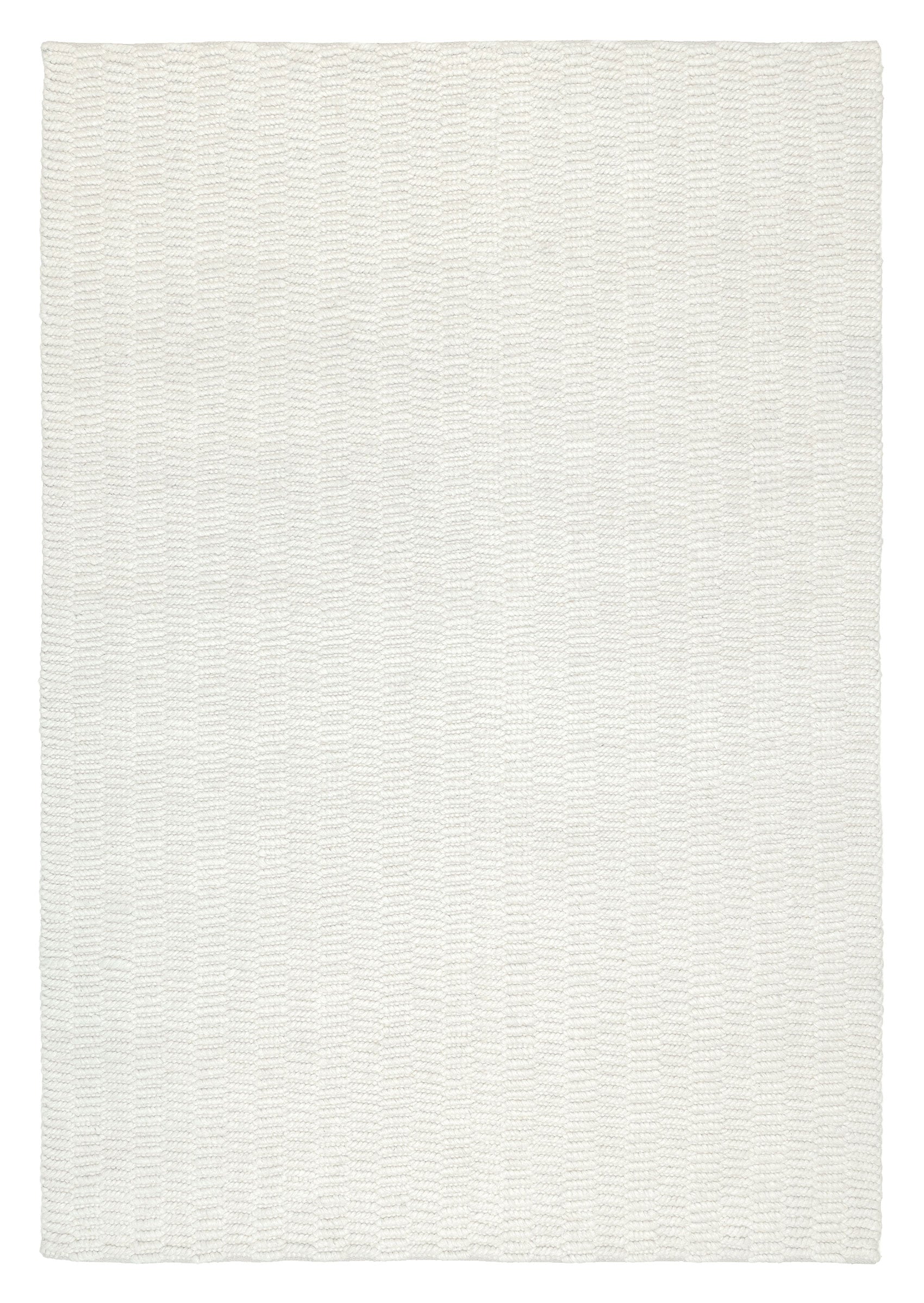Blanca Ivory Textured Wool Rug