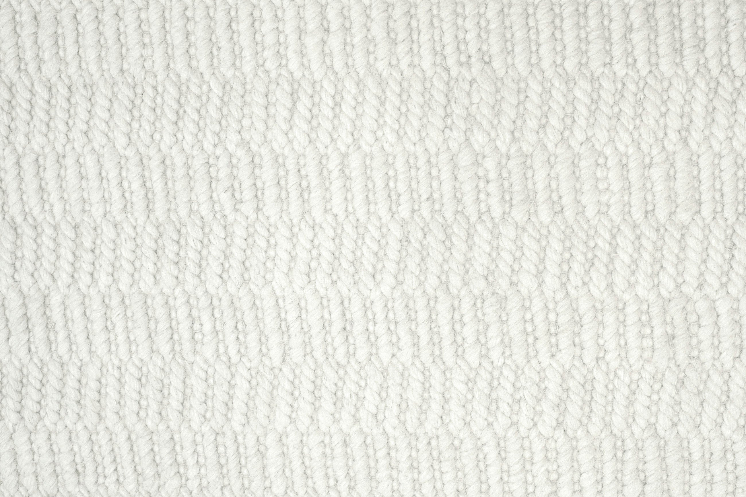 Blanca Ivory Textured Wool Rug