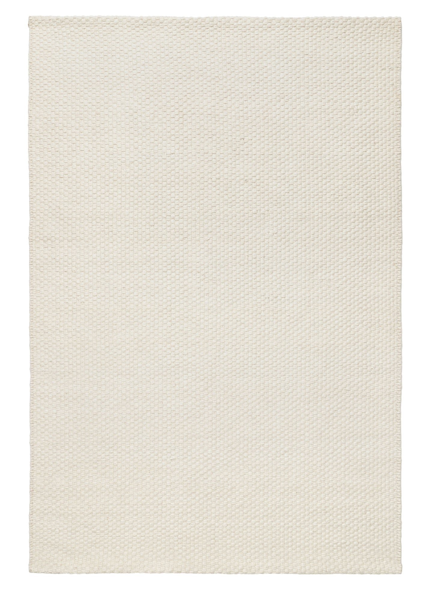 Brecia Cream Basket Weave Wool Rug
