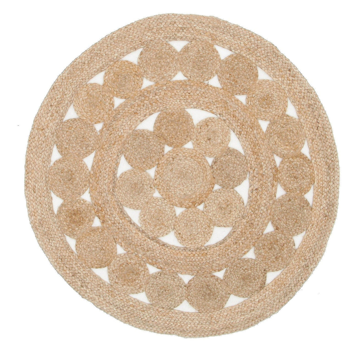 Kochi Hand-Braided Round Jute Rug