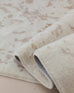 Cabanela Cream and Beige Distressed Washable Rug