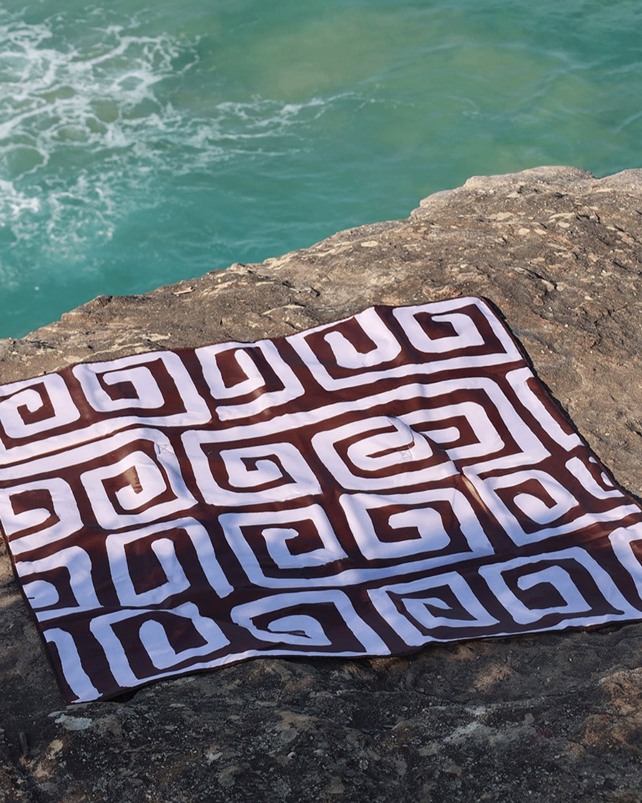 Cairo Cream and Cocoa Beach Mat