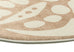 Calo Beige and Brown Floral Rollie Pollie Round Playmat