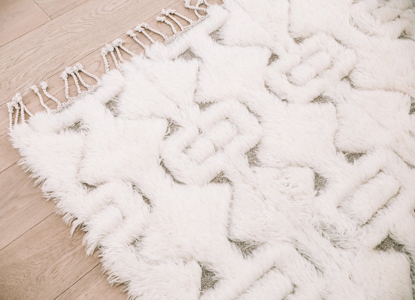 Camilla Tribal Pattern Berber Wool Shag Rug