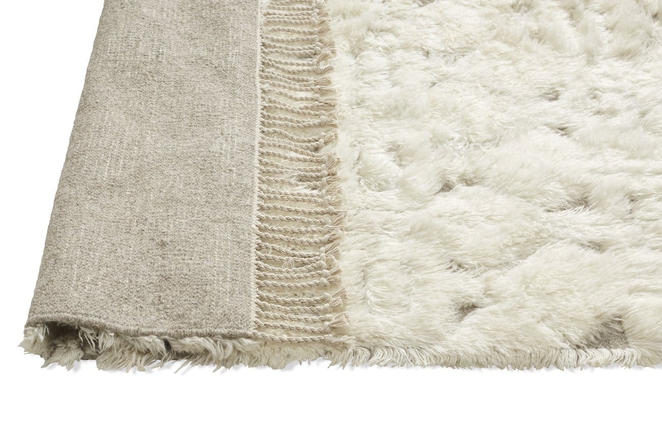 Camilla Tribal Pattern Berber Wool Shag Rug