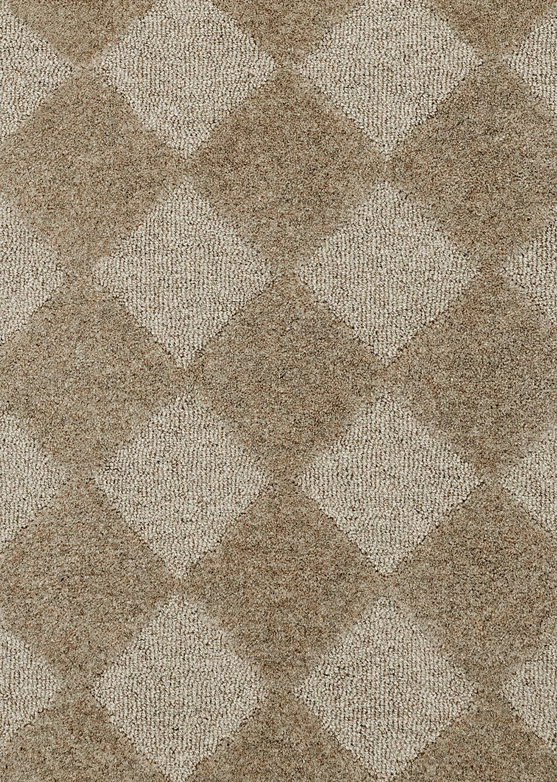 Canaya Beige Diamond Hand-Tufted Rug