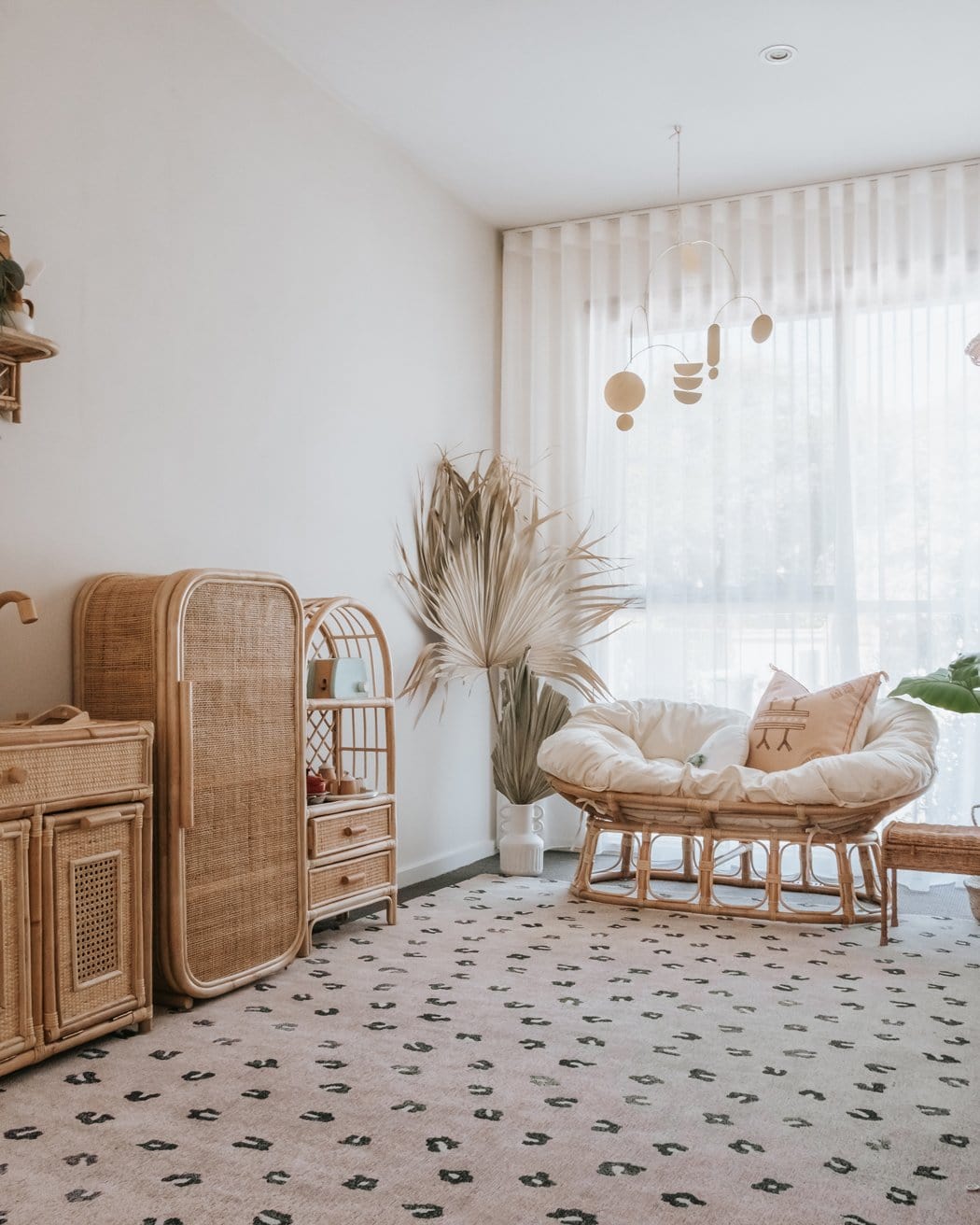 Candice Beige Leopard Animal Pattern Rug