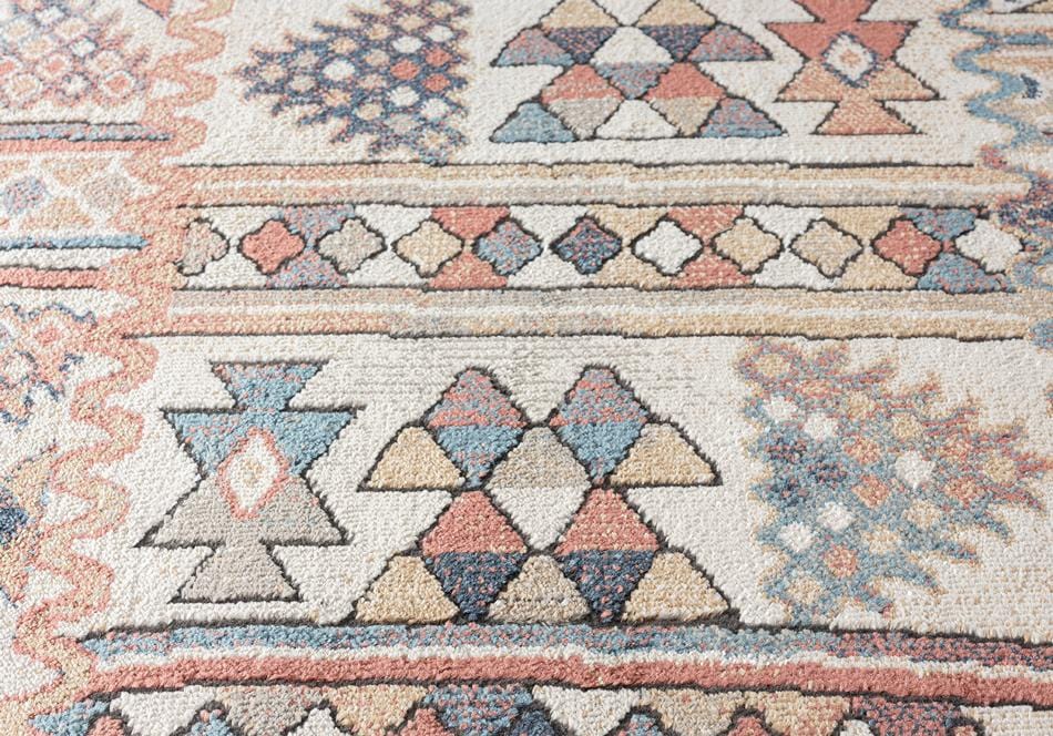 Cassie Orange And Blue Multi Colour Tribal Rug