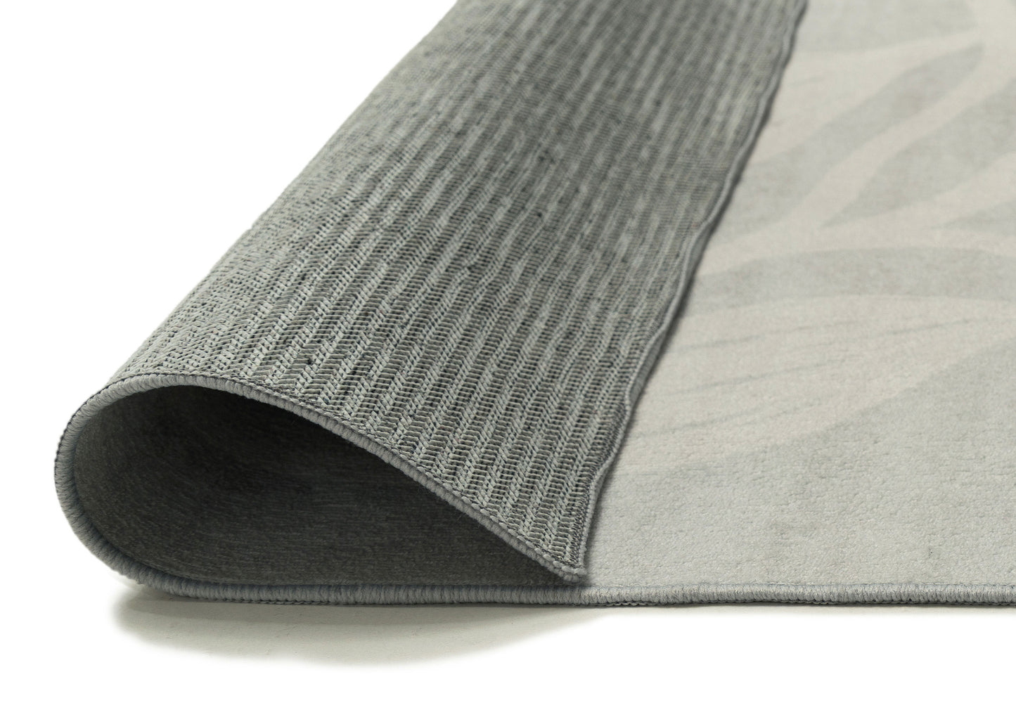 Cattleya Grey Botanical Washable Rug