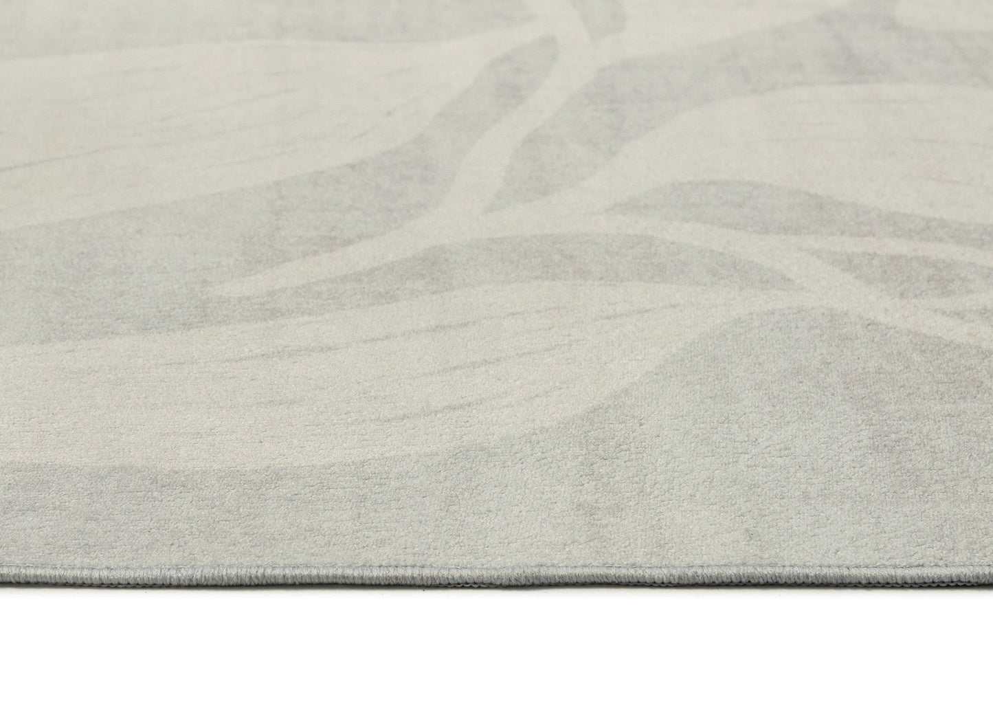 Cattleya Grey Botanical Washable Rug