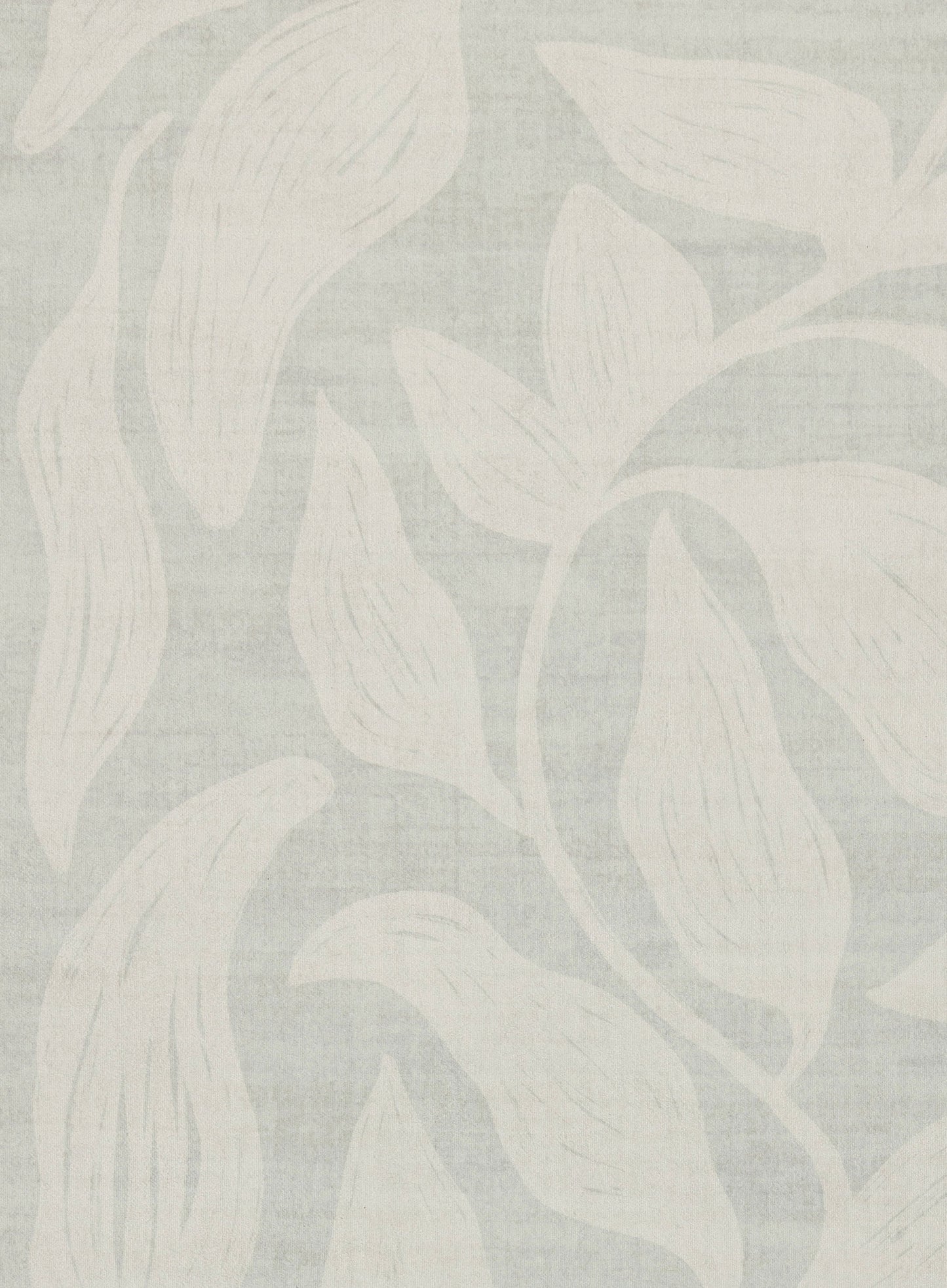 Cattleya Grey Botanical Washable Rug