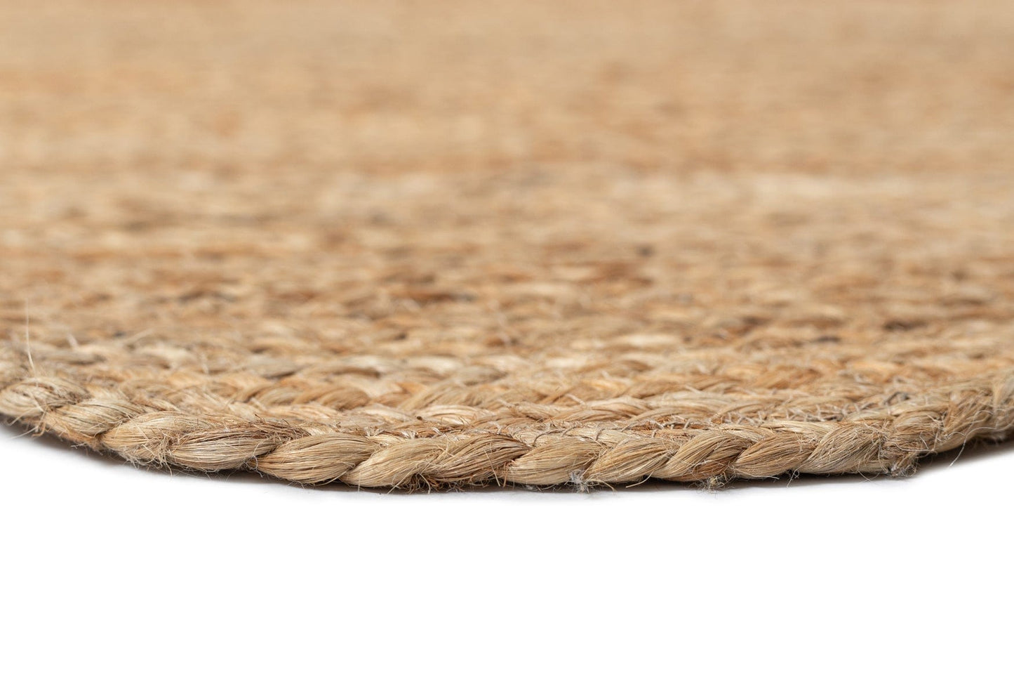 Celeste Natural Brown Scalloped Jute Rug