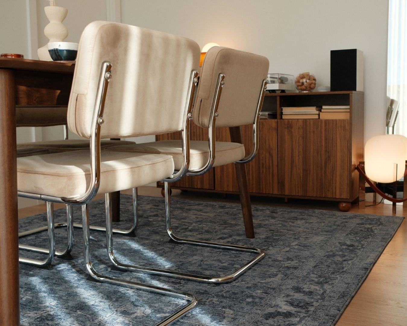 Celia Tonal Distressed Ink Blue Rug