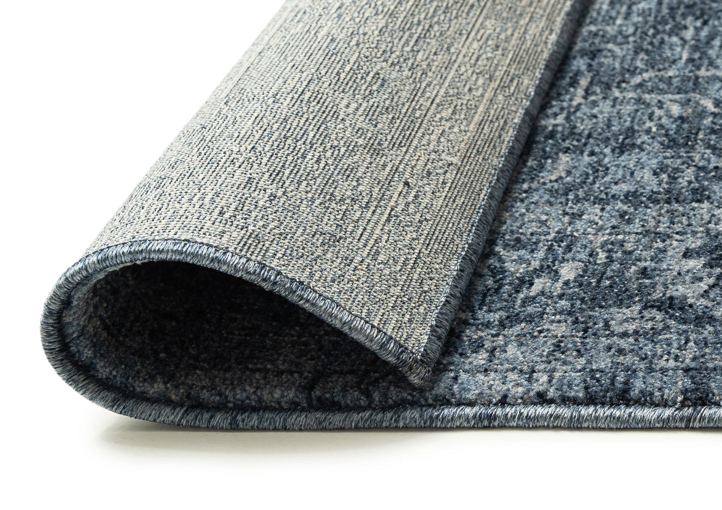 Celia Tonal Distressed Blue Runner Rug