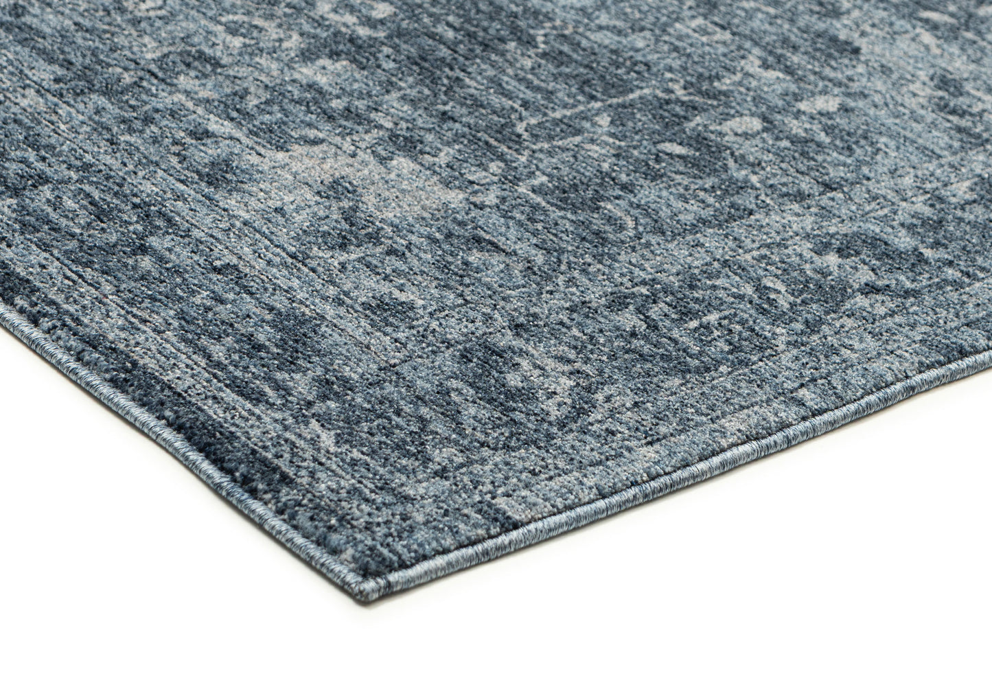 Celia Tonal Distressed Blue Runner Rug