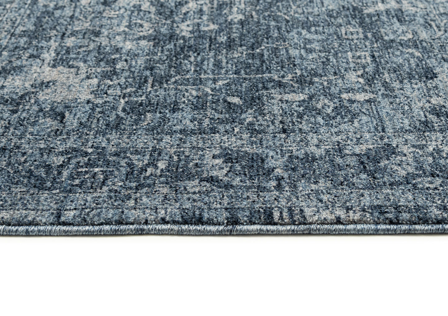 Celia Tonal Distressed Blue Runner Rug