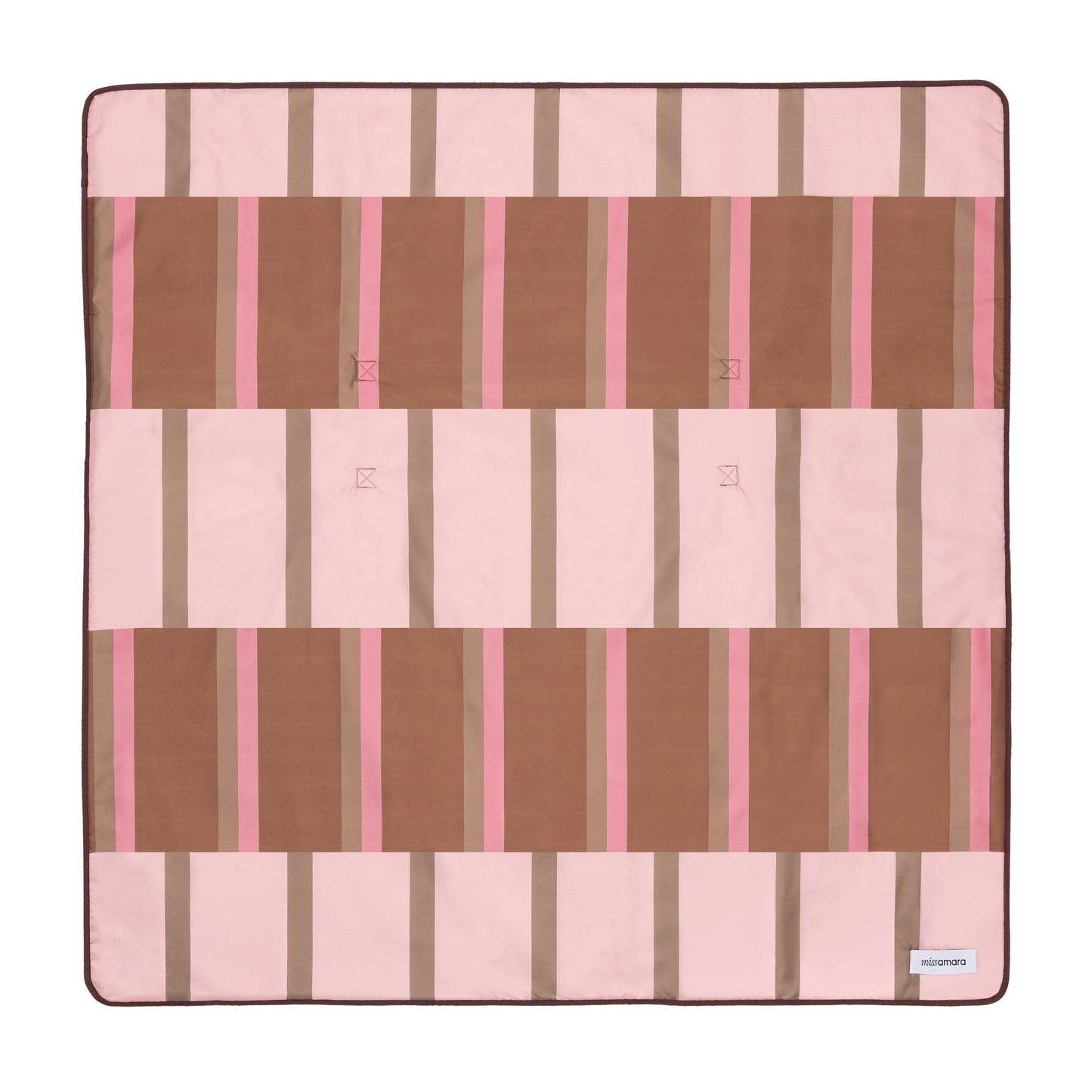 Cezara Blush and Cinnamon Beach Mat