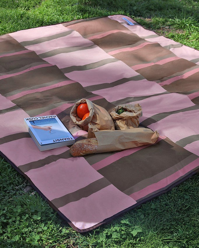 Cezara Blush and Cinnamon Beach Mat