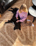 Chandra Brown Hand Drawn Washable Rug