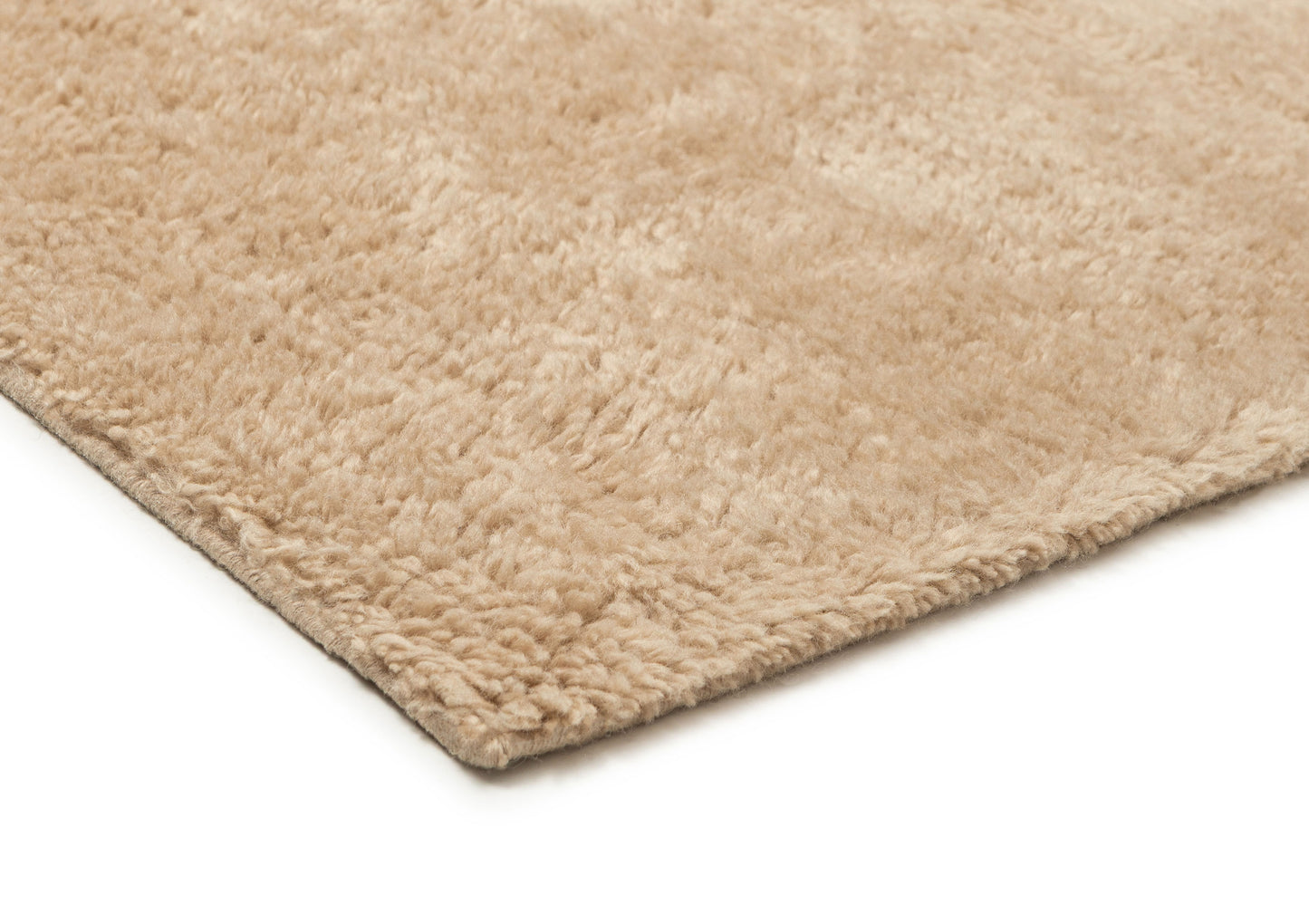 Chayenne Beige Wool Directional Shag Rug