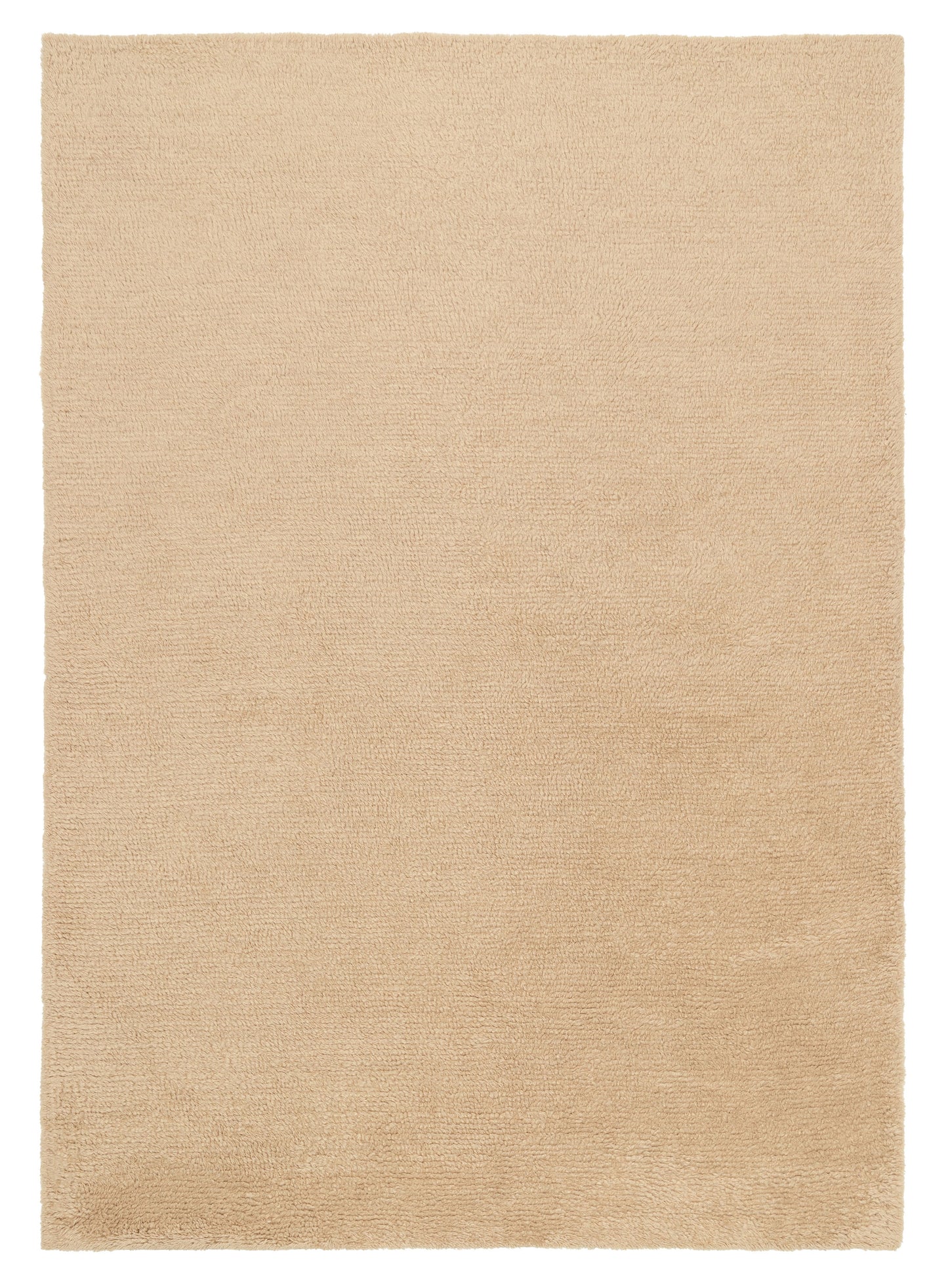 Chayenne Beige Wool Directional Shag Rug