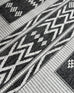 Chenoa Charcoal and Ivory Tribal Flatweave Indoor Outdoor Rug *NO RETURNS UNLESS FAULTY