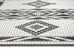 Chenoa Charcoal and Ivory Tribal Flatweave Indoor Outdoor Rug *NO RETURNS UNLESS FAULTY