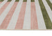 Chisa Green and Pink Washable Rug