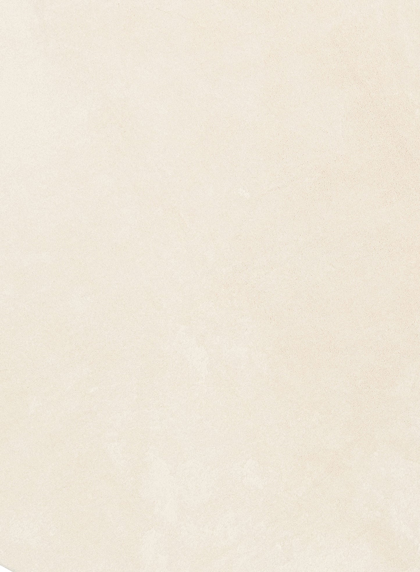 Clara Neutral Cream Irregular Round Washable Rug