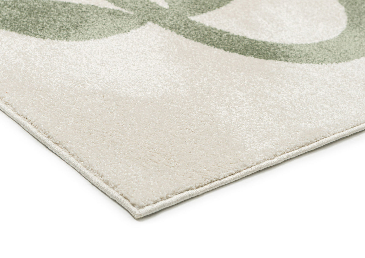 Clarine Green Floral Rug