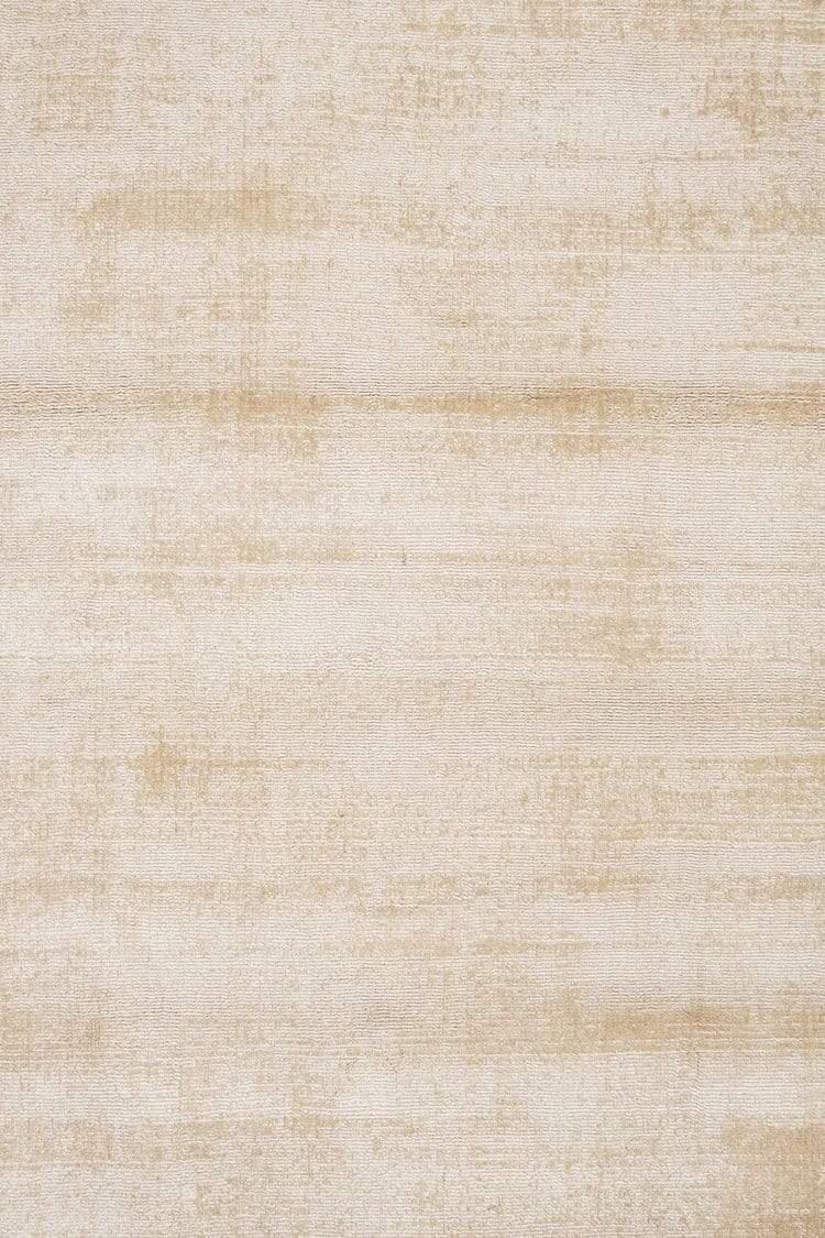 Claude Beige and Ivory Distressed Viscose Rug