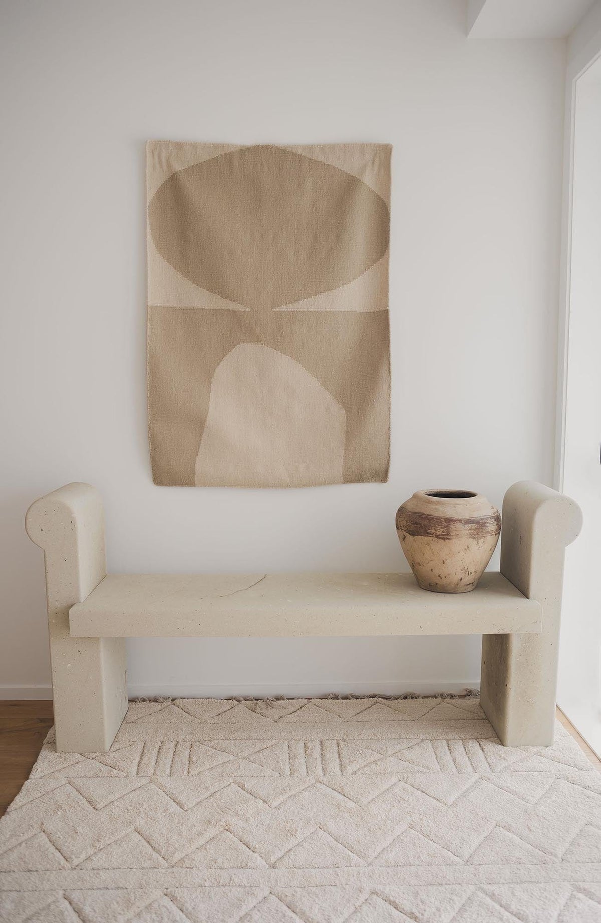 Coco Tan Rug Coco Ivory Tribal Textured Washable Shag Rug