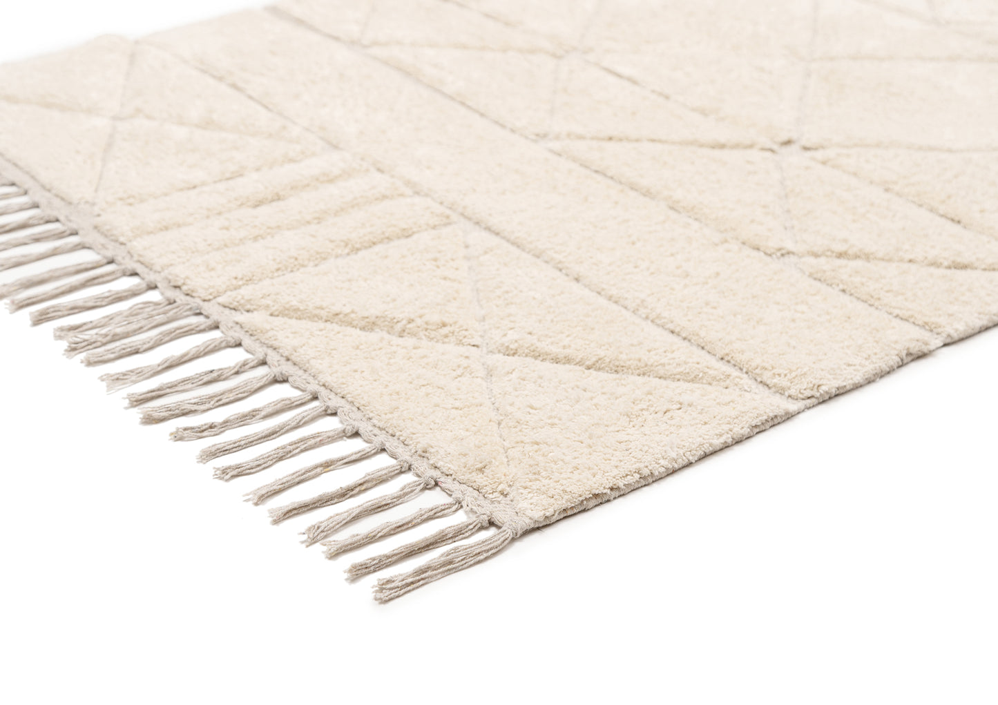 Coco Ivory Tribal Washable Bath Mat
