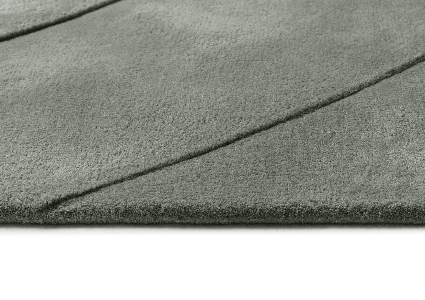 Colandria Seagrass Carved Wool Rug