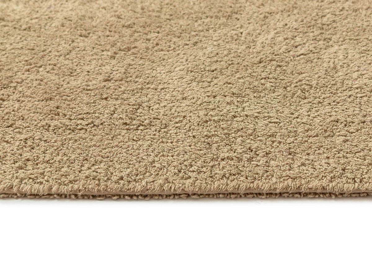 Cosima Beige Cotton Bath Mat