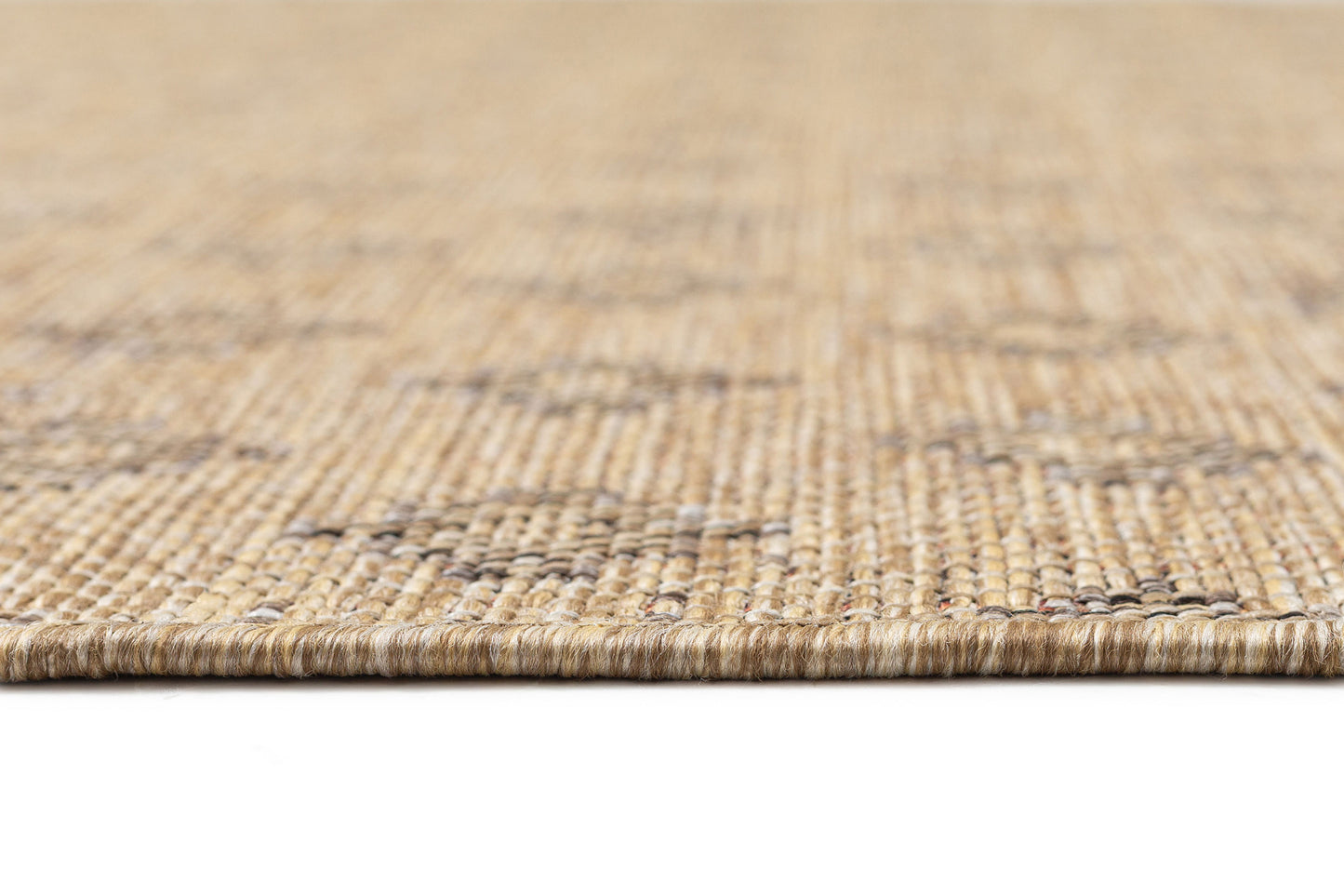 Cove Sand Nude and Ash Medallion Indoor Outdoor Rug