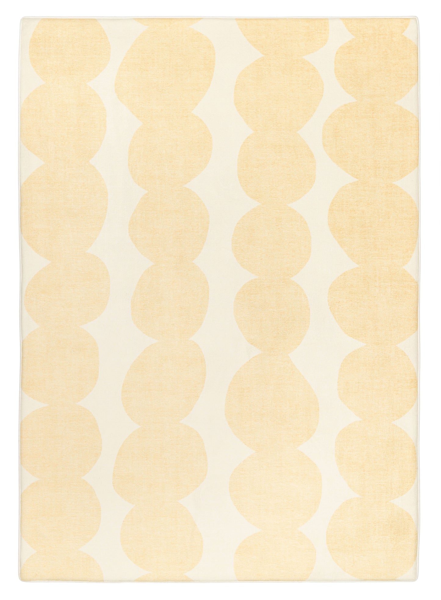 Cree Yellow and Beige Abstract Rollie Pollie Playmat