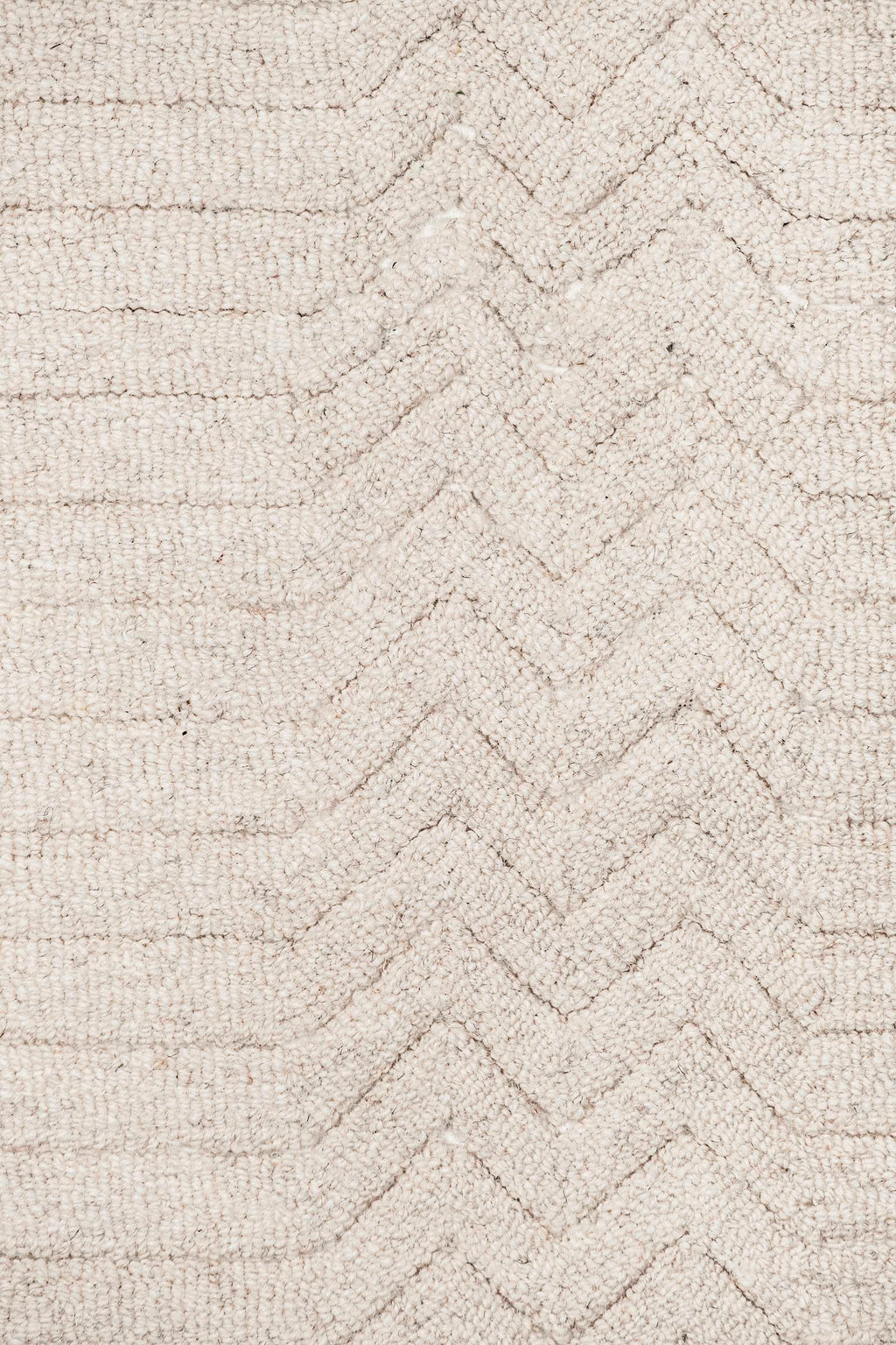Cualli Ivory Cream Textured Rug