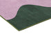 Cuenca Green and Purple Wave Washable Rug