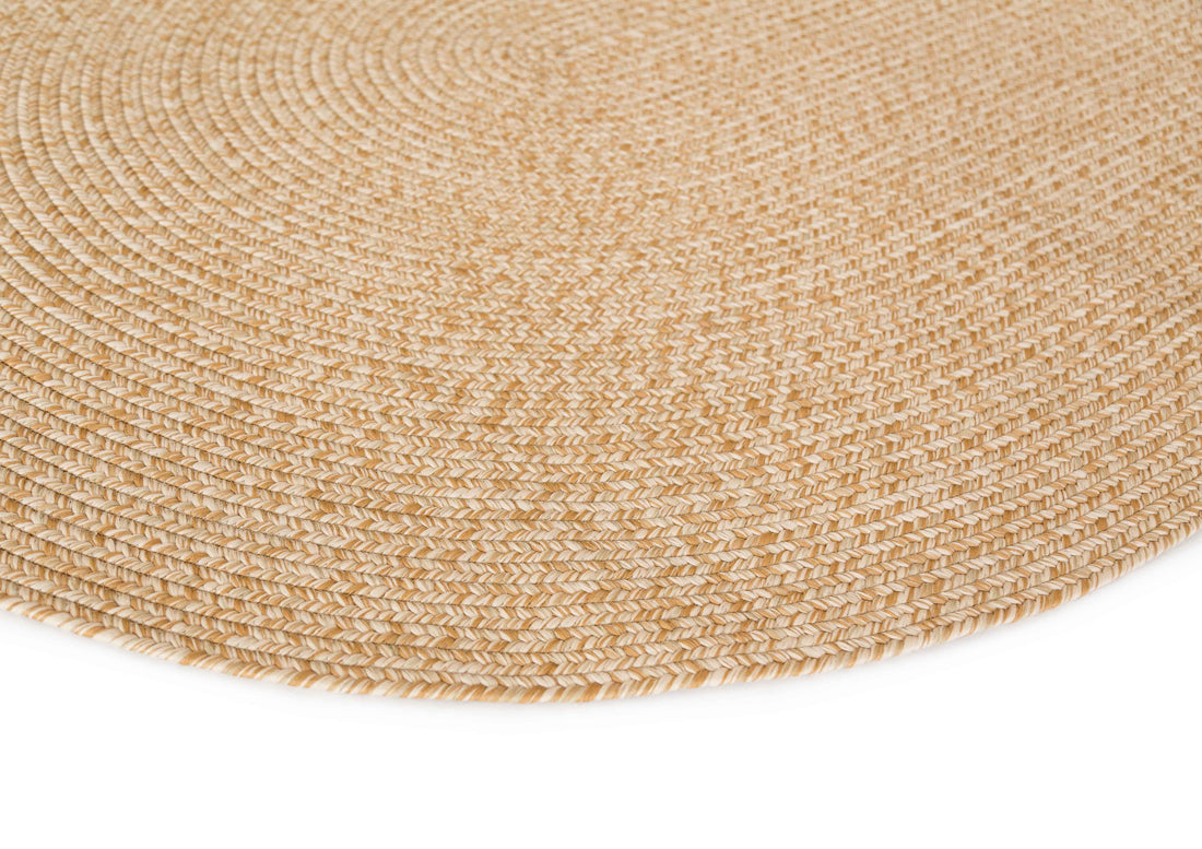 Cynthia Beige Modern Braided Indoor Outdoor Rug