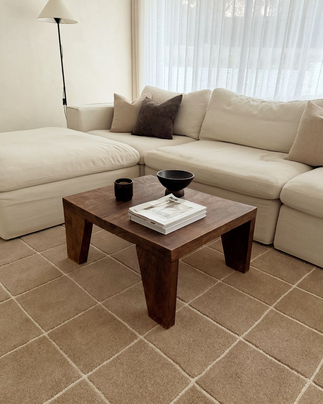 Danica Hand Tufted Brown Rug