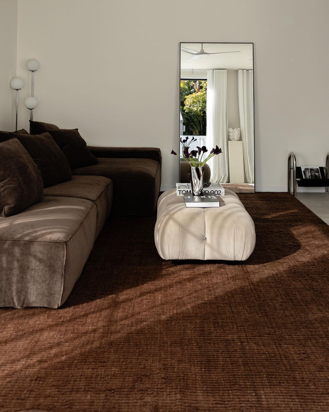 Dariel Handloomed Brown Rug