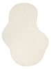 Demelza Neutral Cream Irregular Shape Washable Rug