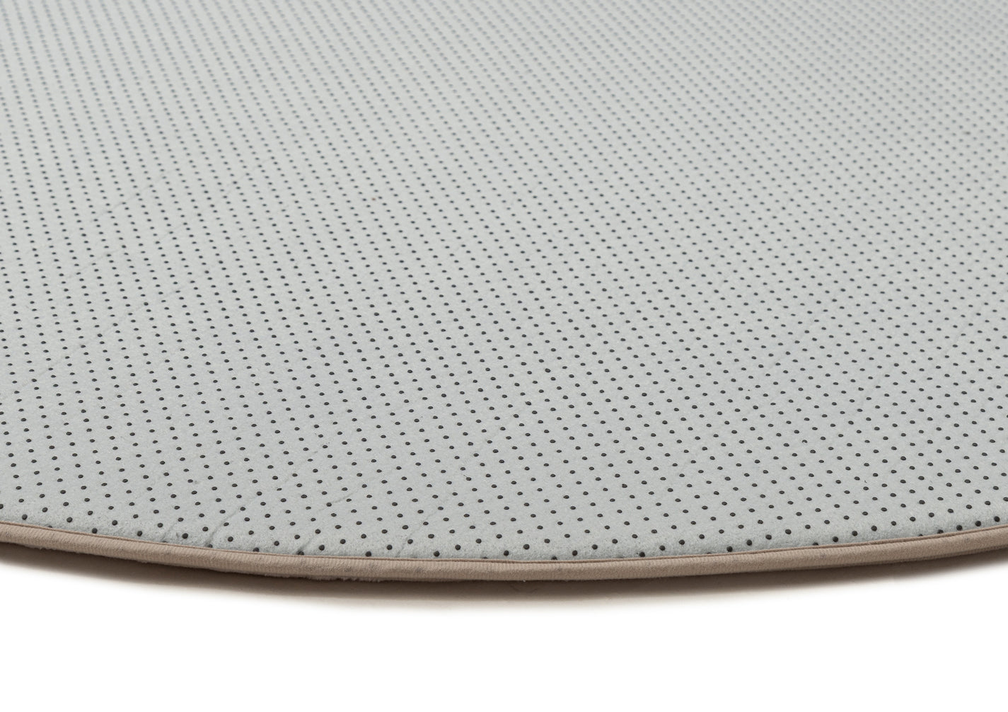 Didi Grey Cream Leaves Rollie Pollie Round Playmat