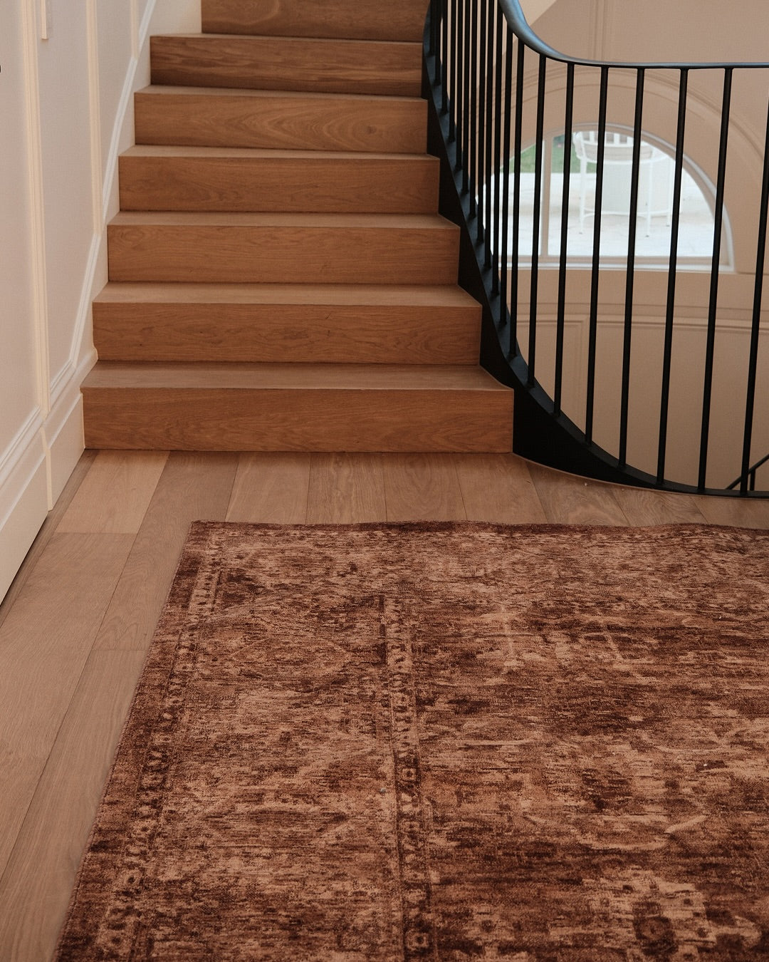 Dolores Tonal Tobacco Brown Rug