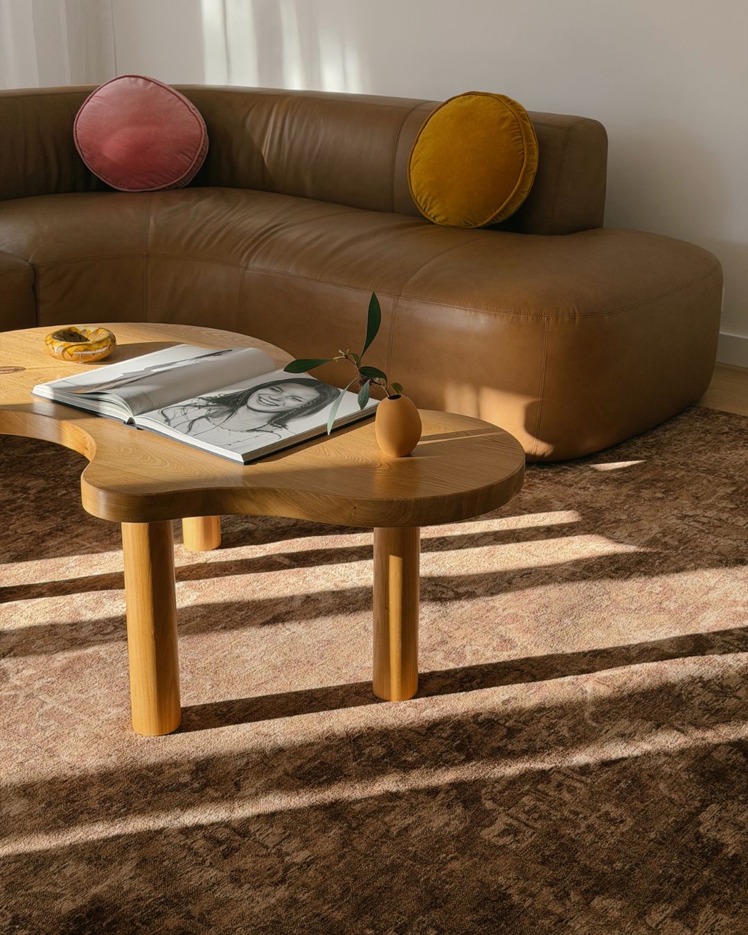 Dolores Tonal Tobacco Brown Rug