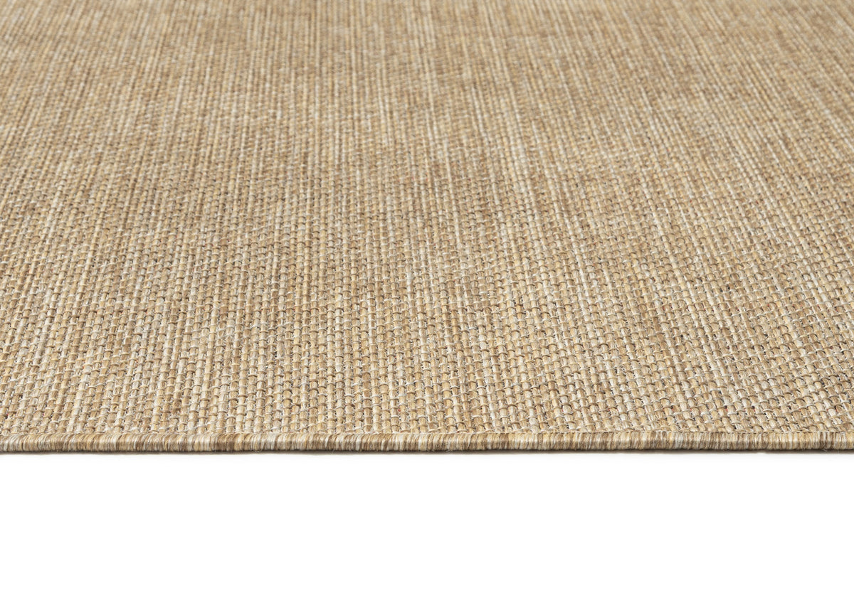 Dune Natural Beige Woven Indoor Outdoor Runner Rug