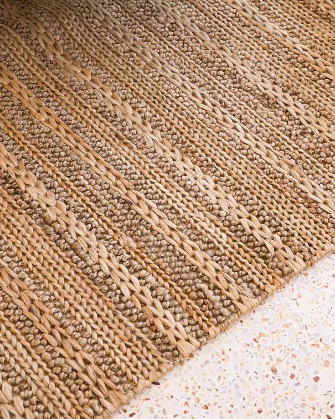 Eboni Chunky Braided Jute and Cotton Rug